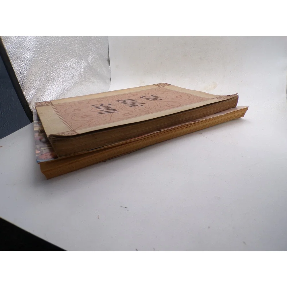 Vintage The Bible Story & The Great Bible Question & Answer Book Set Softcover